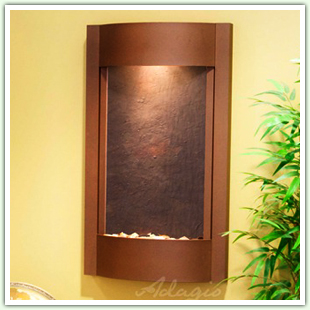 Wall Fountains with Lightweight Slate