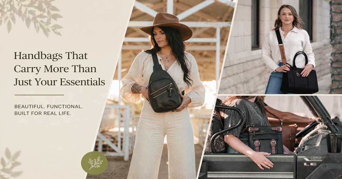 stylish womens handbags designed for everyday carry combining function and modern design